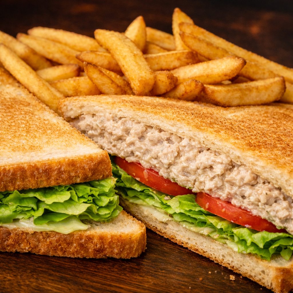 Tuna Club Sandwich.