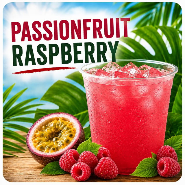 Passionfruit Raspberry.