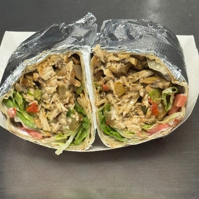 Grilled Chicken Caesar Wrap.