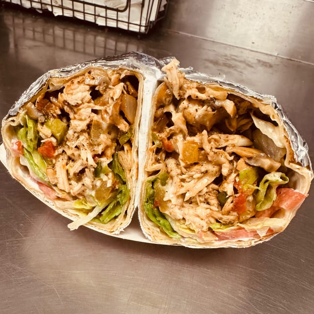 Chicken Stir Fry Wrap.