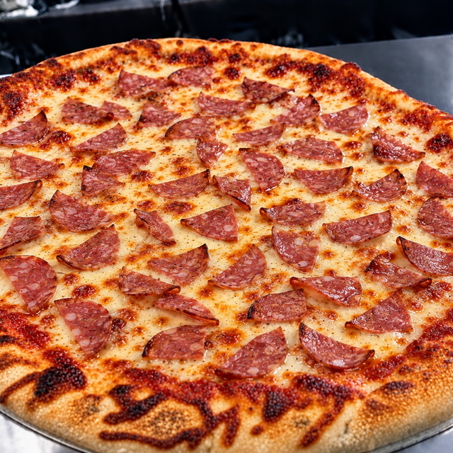 Salami Pizza Large.