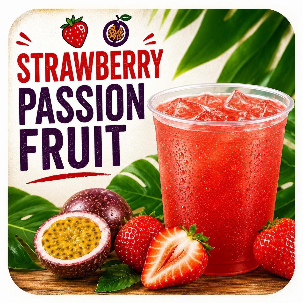 Strawberry Passion Fruit Refresher.