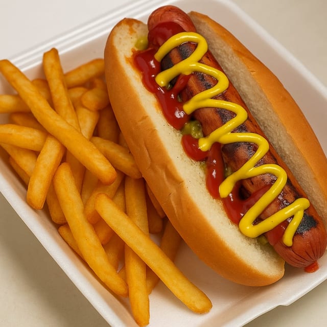 Hot Dog Basket.