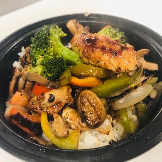 Chicken Stir-Fry Rice Bowl.