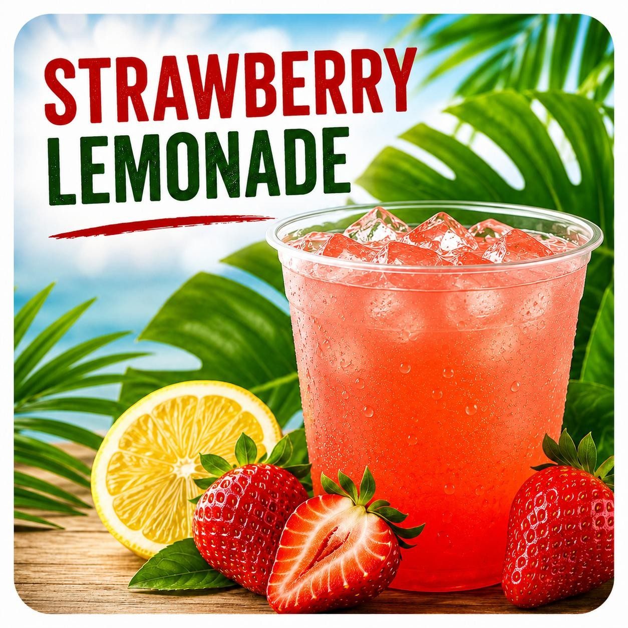 Strawberry Lemonade Refresher.