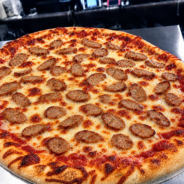 Sausage Pizza Small.