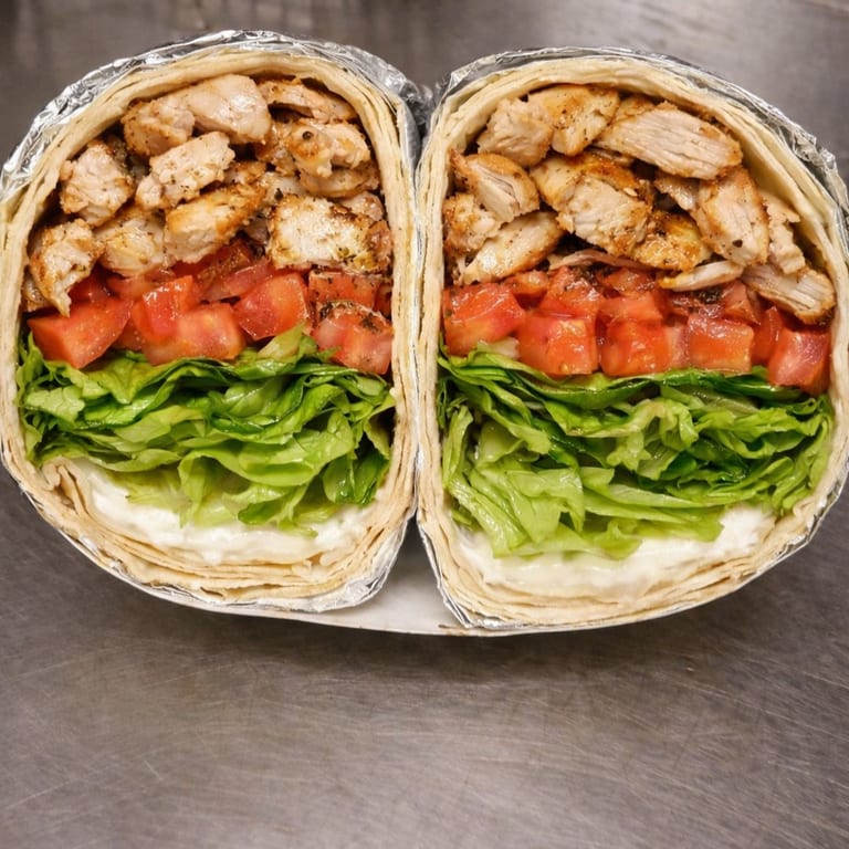 Grilled Chicken Wrap Delight