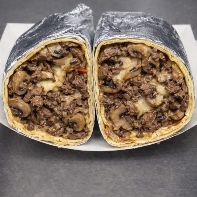 Steak & Mushroom Wrap.